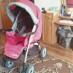 СРОЧНО И НЕДОРОГО ПРОДАМ б/у детскую коляску Chicco 6 WD TECH