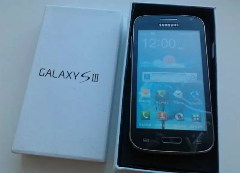 Сенсорный телефон sumsung Galaxy S 3 (копия) с логотипом!(wifi+tv+duos 4