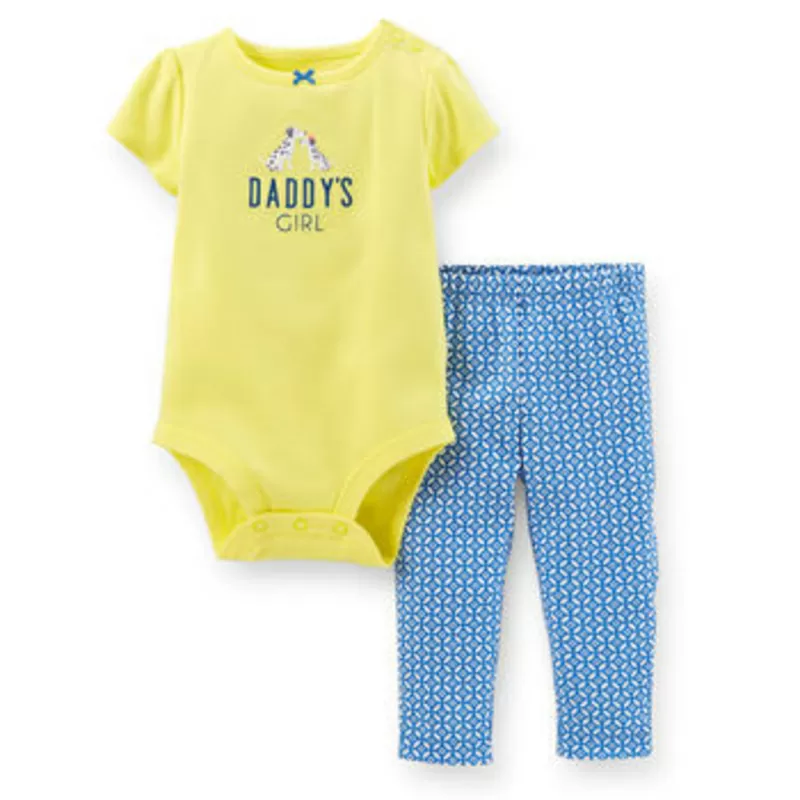  флисовые и коттоновые комплекты Carters девочкам 2