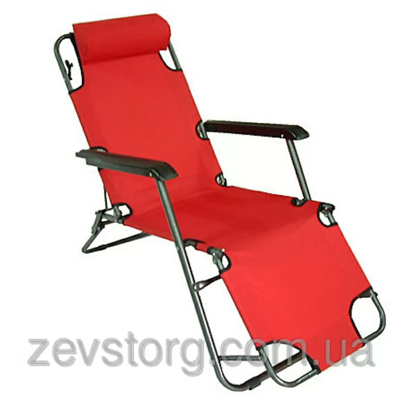Кресло-шезлонг складной из высококачественных материалов 2