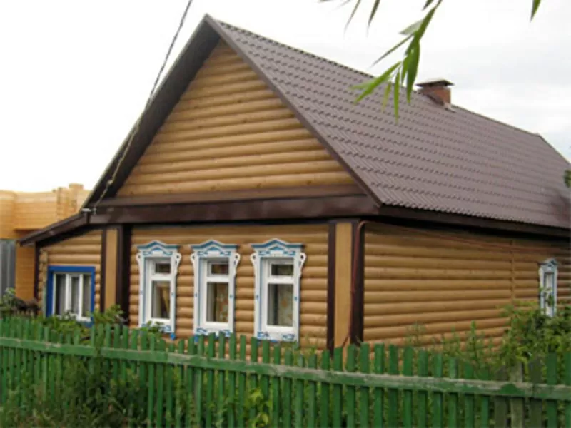 Металлический сайдинг блок хаус (Block House) 3